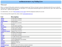 Tablet Screenshot of mailman.moomers.org